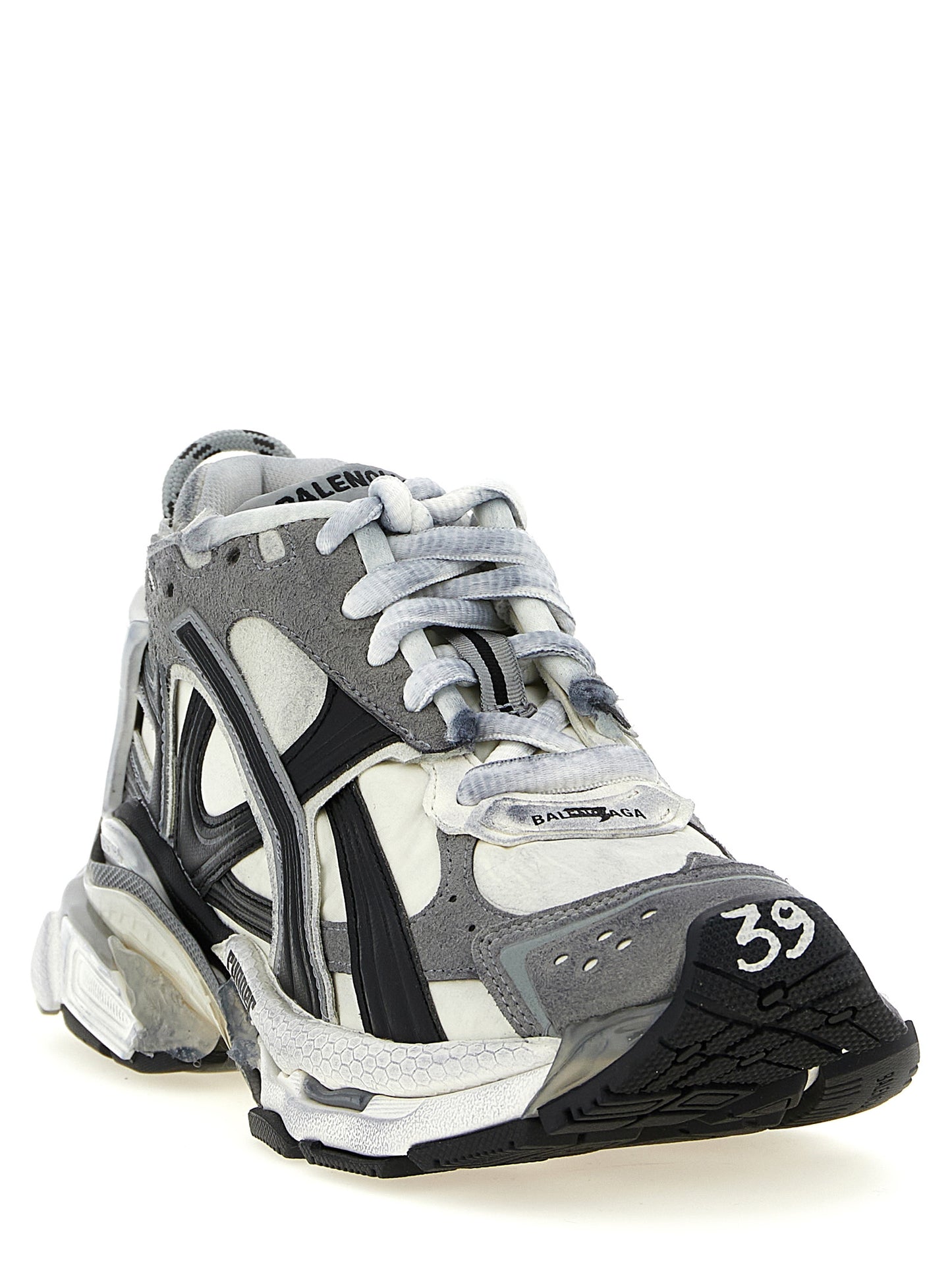 Balenciaga Graue Sneaker aus Polyethylen im Athletic-Stil
