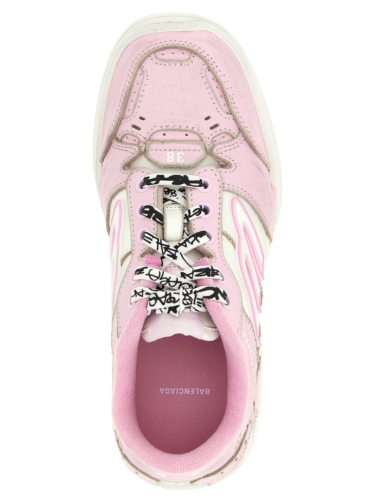 Balenciaga Bunte Sneaker aus Kalbsleder
