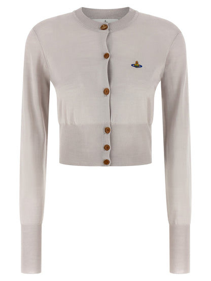 Vivienne Westwood Grauer Wollcardigan