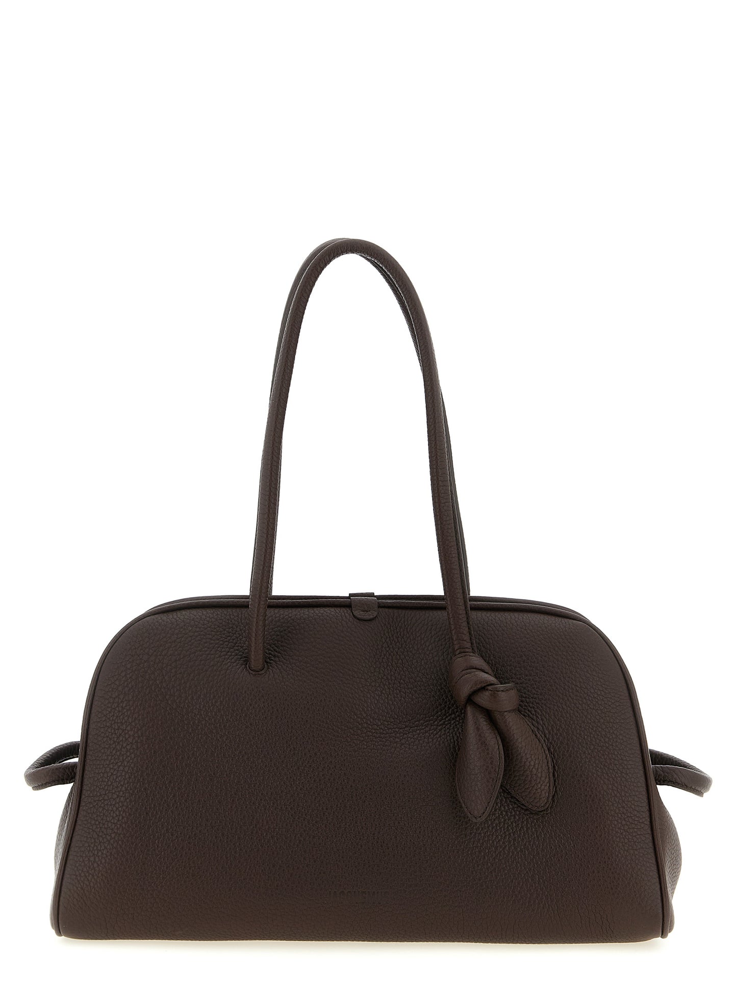 Jacquemus Braunes Kalbsleder Damen Crossbody Tasche