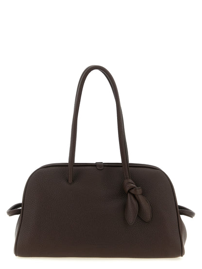 Jacquemus Braunes Kalbsleder Damen Crossbody Tasche