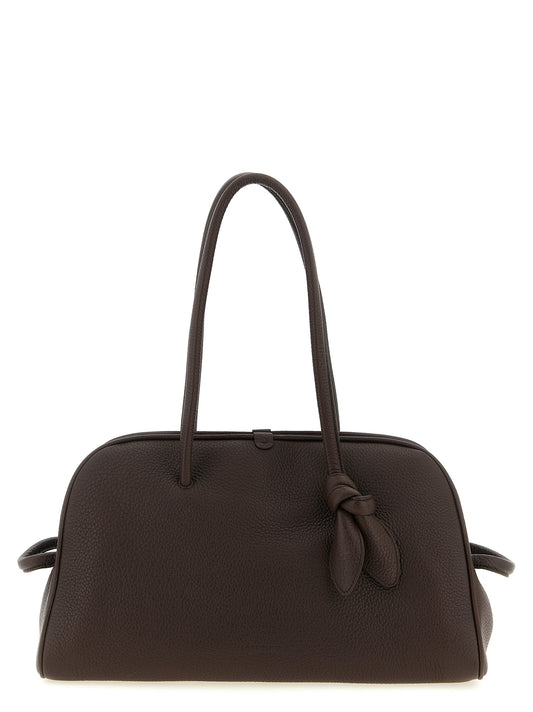 Jacquemus Braunes Kalbsleder Damen Crossbody Tasche