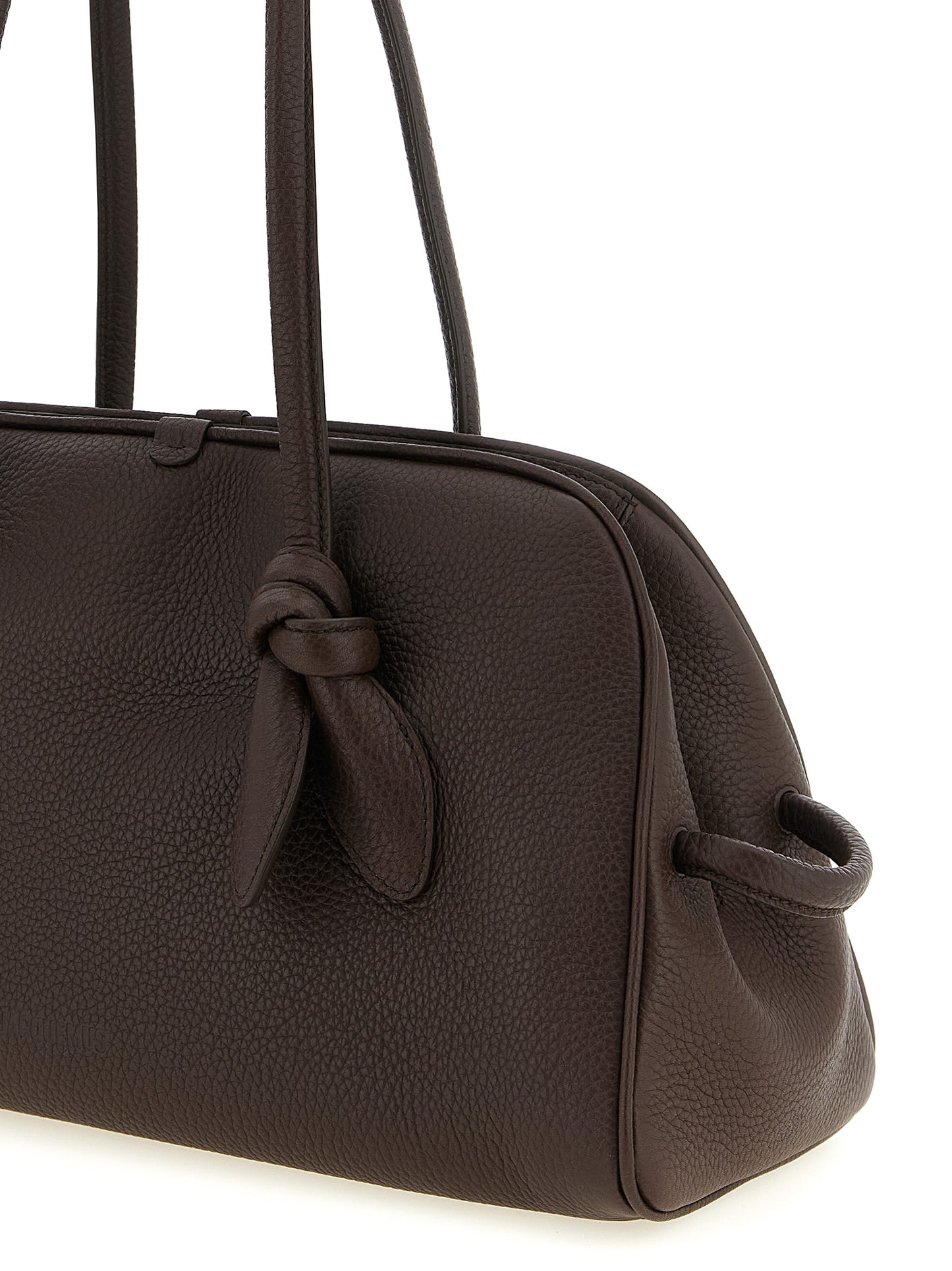 Jacquemus Braunes Kalbsleder Damen Crossbody Tasche