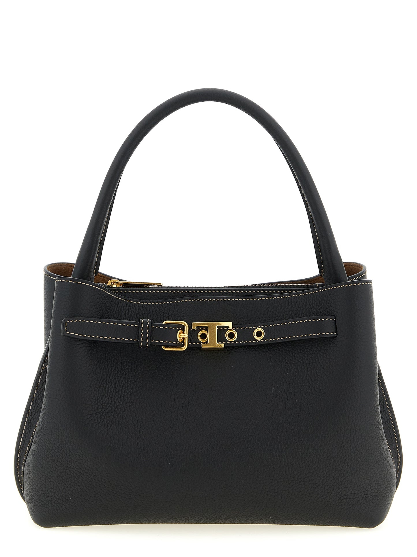 Tod's Schwarze Kalbsleder-Handtasche