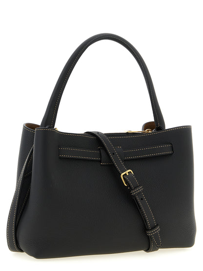 Tod's Schwarze Kalbsleder-Handtasche