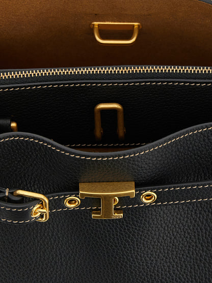 Tod's Schwarze Kalbsleder-Handtasche