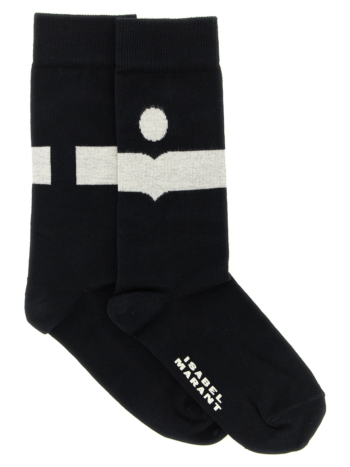 Isabel Marant Schwarze Baumwollsocken