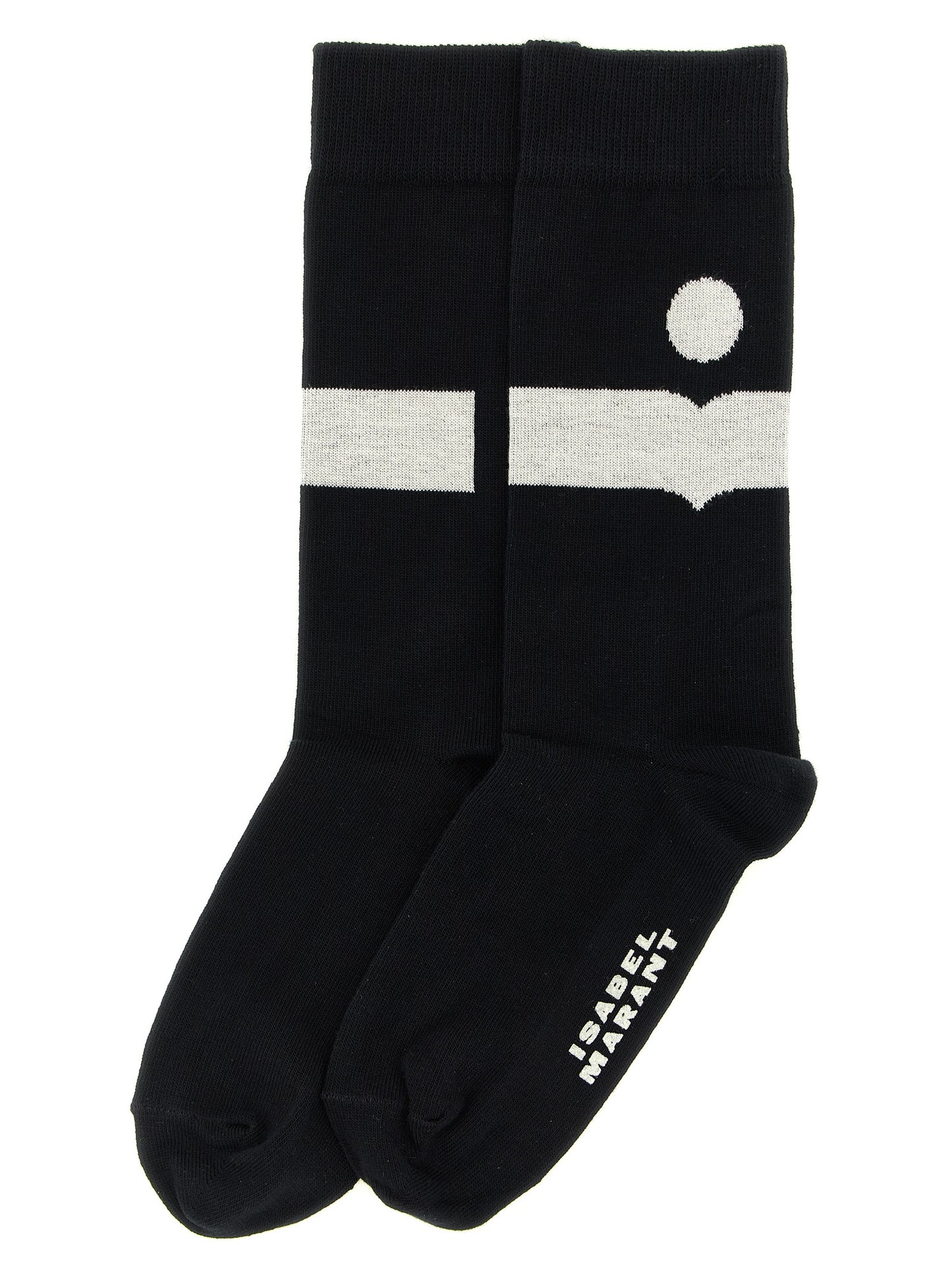 Isabel Marant Schwarze Baumwollsocken