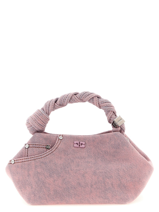 Ganni Mehrfarbige Handtasche aus Bio-Baumwolle