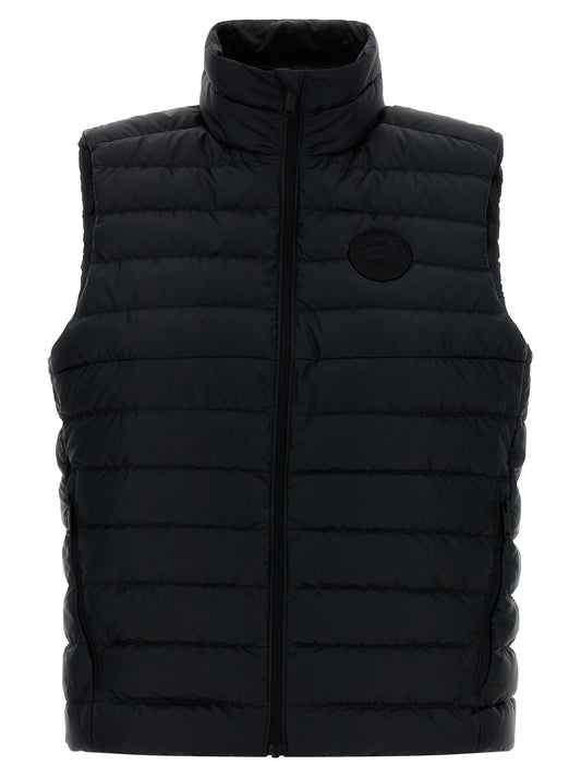 Canada Goose Schwarze ärmellose Jacke aus Polyamid – Produktansicht 1 | Arca Lucia