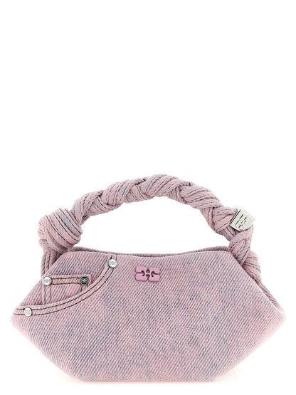 Ganni Mehrfarbige Handtasche aus Bio-Baumwolle