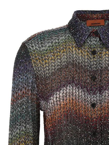 Missoni Mehrfarbige Viskose-Bluse