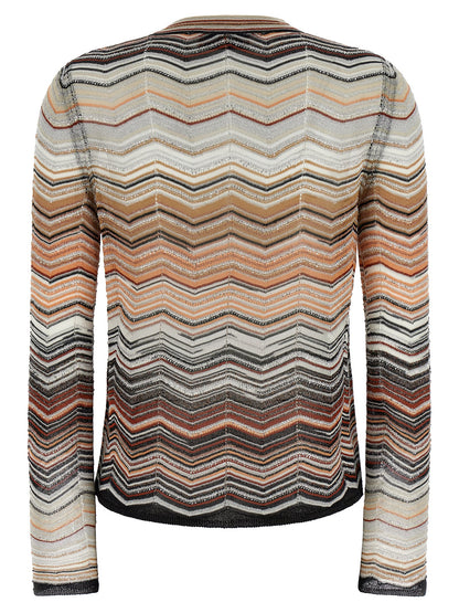 Missoni Brauner Viskose-Cardigan