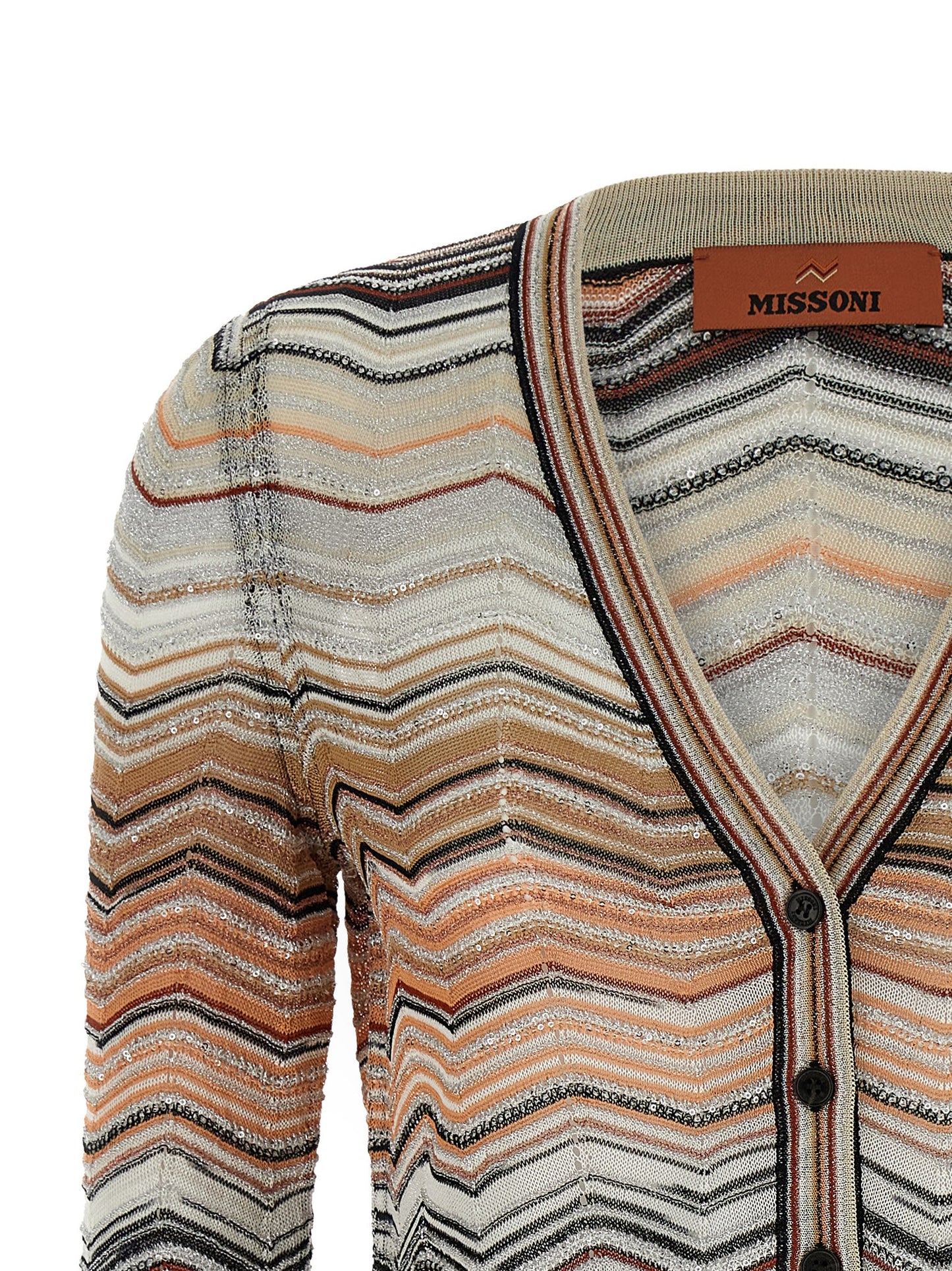 Missoni Brauner Viskose-Cardigan
