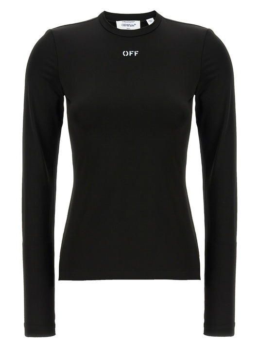 Off-White Schwarzer Cardigan aus Acetat