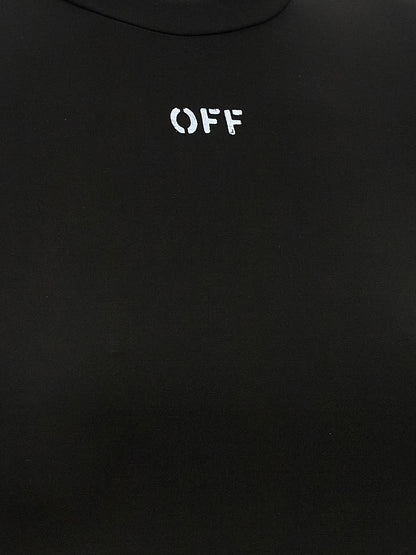 Off-White Schwarzer Cardigan aus Acetat