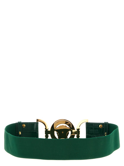 Versace Zweifarbiger Kalbsleder Gürtel Regular