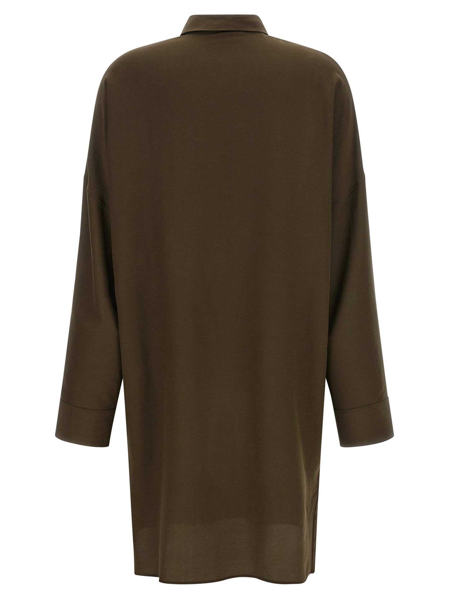Tom Ford Zweifarbige Seiden-Midikleid