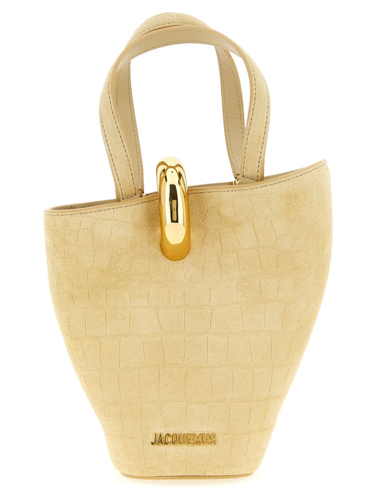 Jacquemus Beige Kalbsleder Handtasche