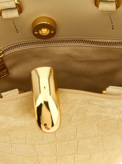 Jacquemus Beige Kalbsleder Handtasche