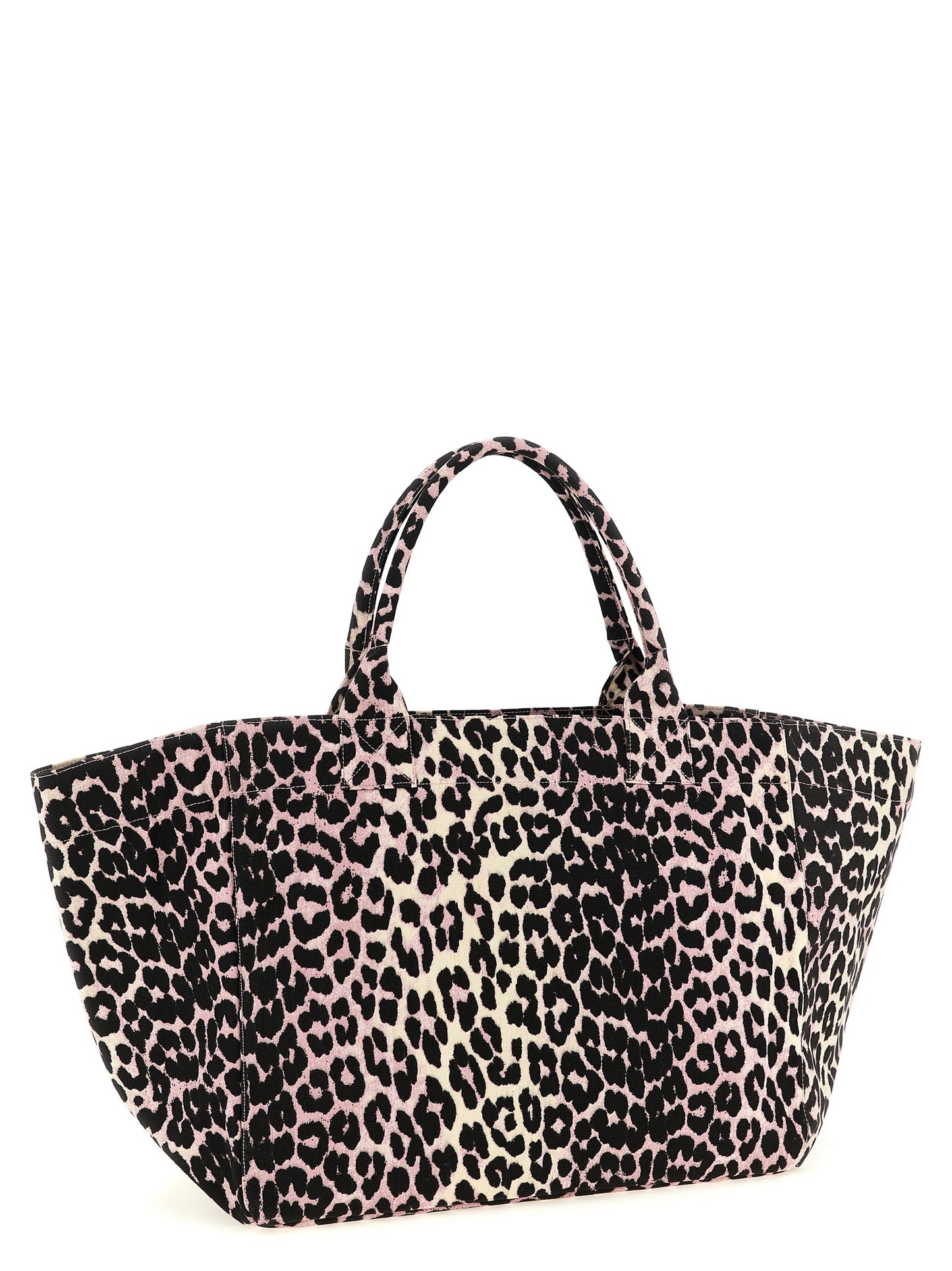 Ganni Mehrfarbige Tote Bag aus recycelter Baumwolle