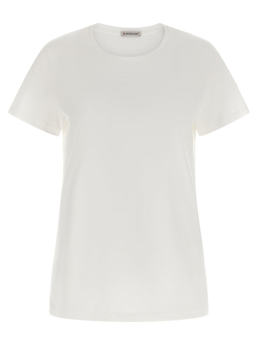 Moncler Weißes Baumwoll-T-Shirt