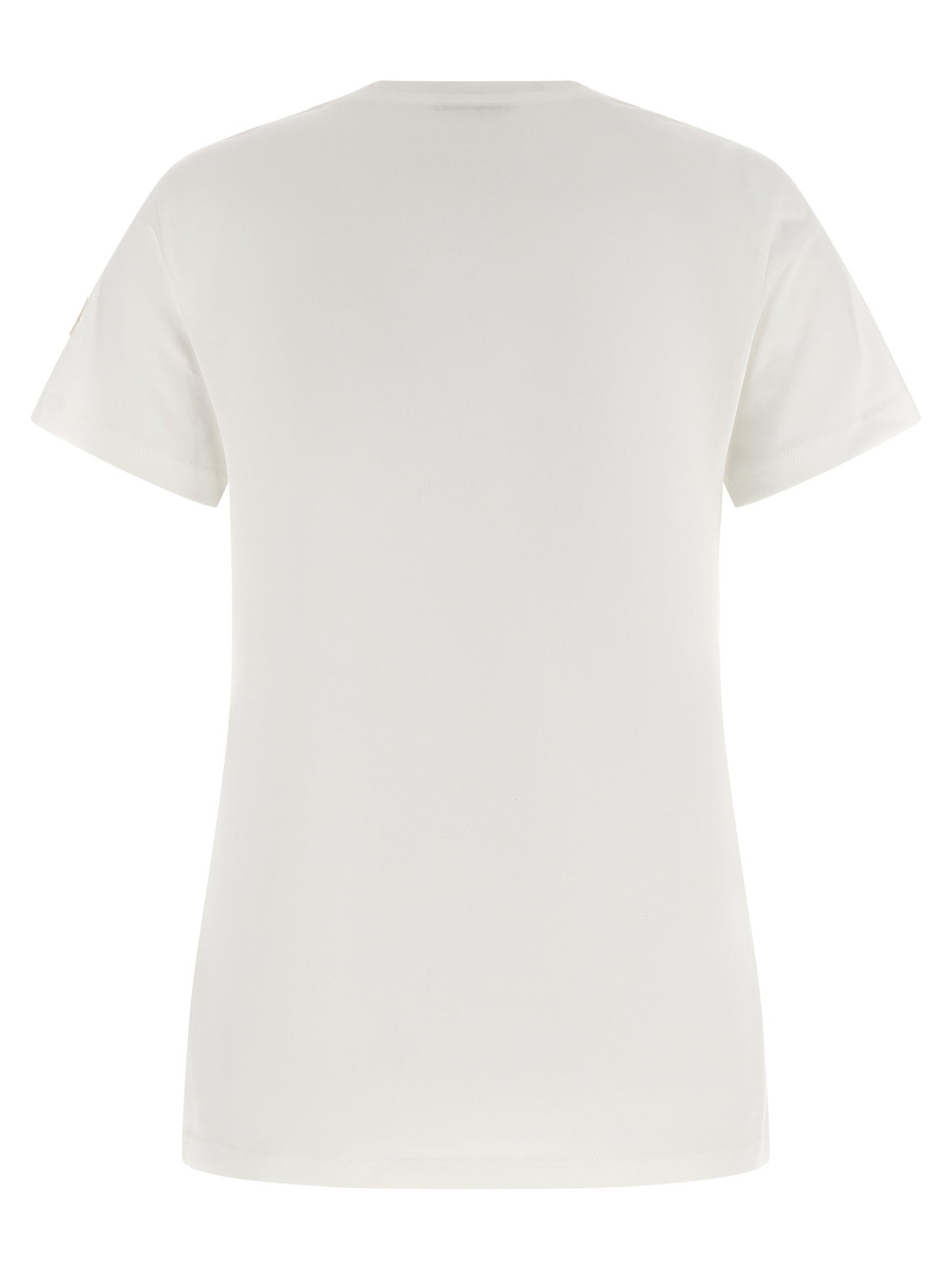 Moncler Weißes Baumwoll-T-Shirt