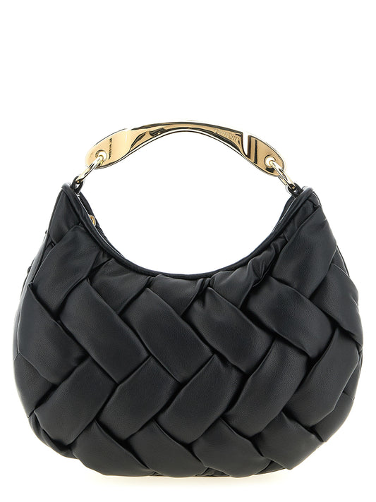 Twinset Schwarze Handtasche aus Polyethylen