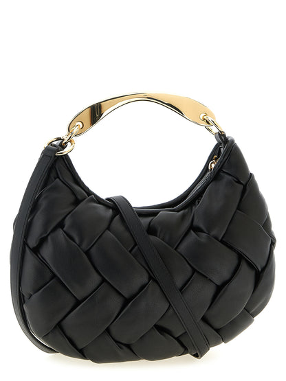 Twinset Schwarze Handtasche aus Polyethylen