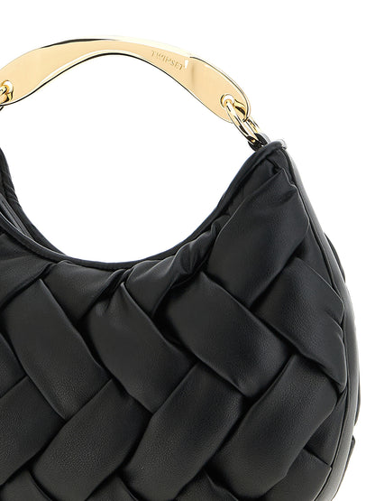 Twinset Schwarze Handtasche aus Polyethylen