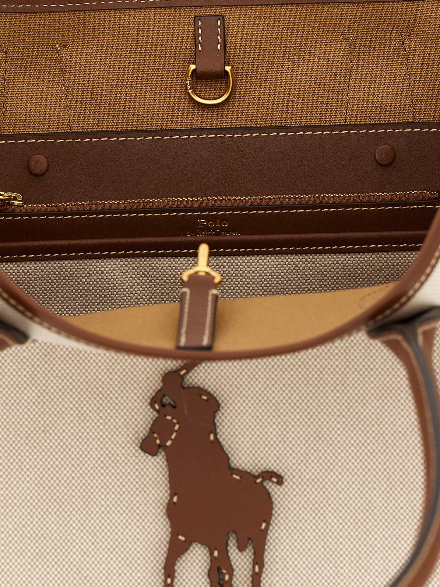 Polo Ralph Lauren Braune Baumwolltasche