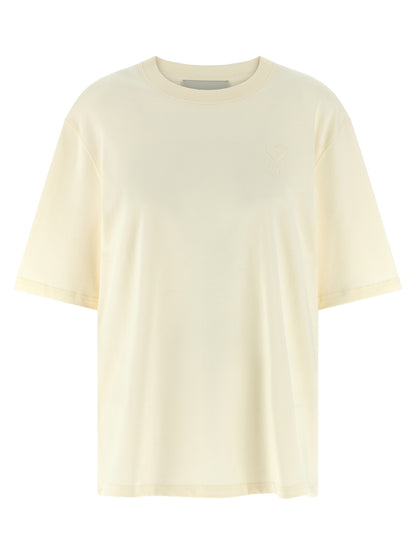 Ami Paris Beiges Baumwoll-T-Shirt