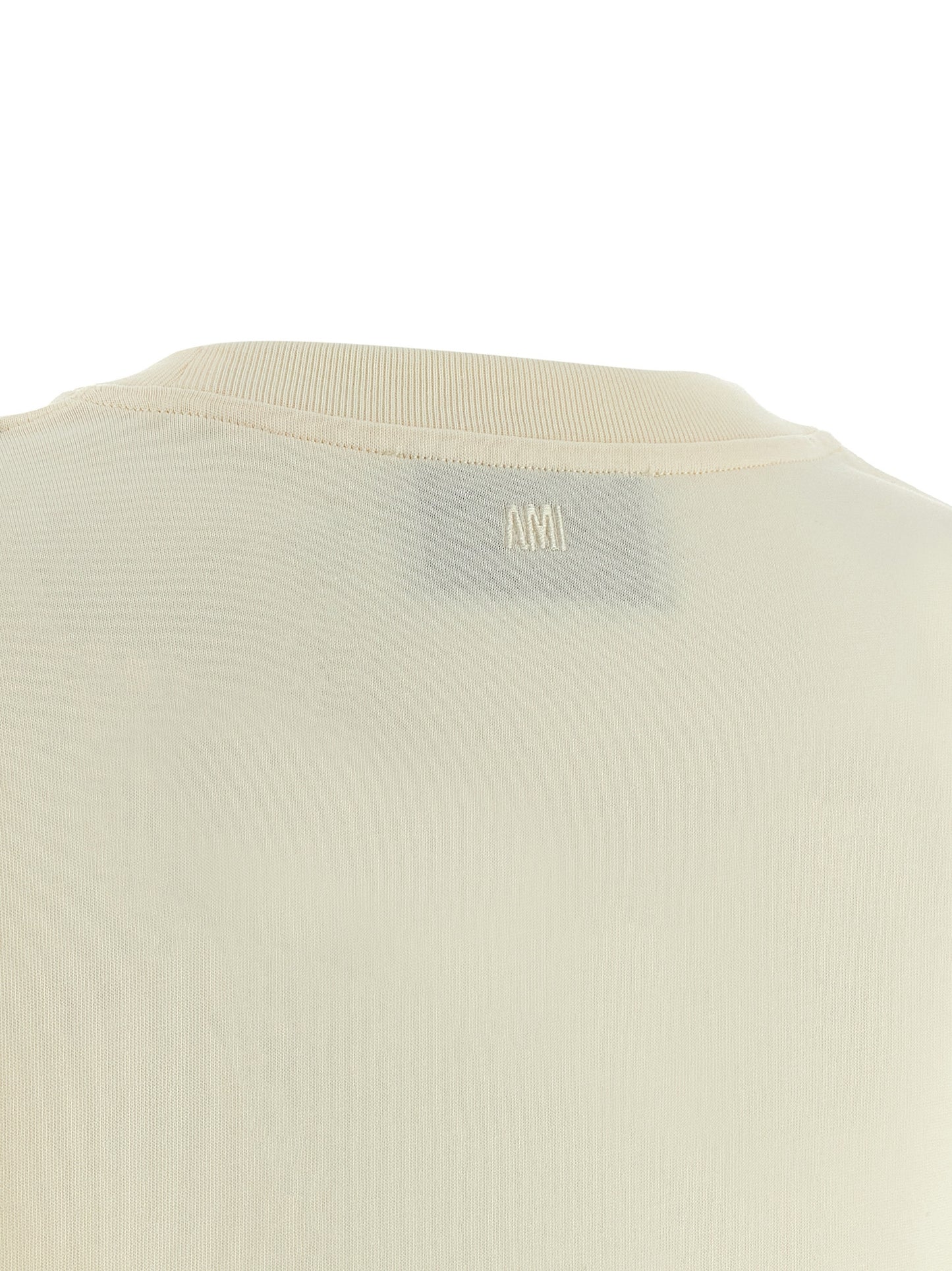 Ami Paris Beiges Baumwoll-T-Shirt