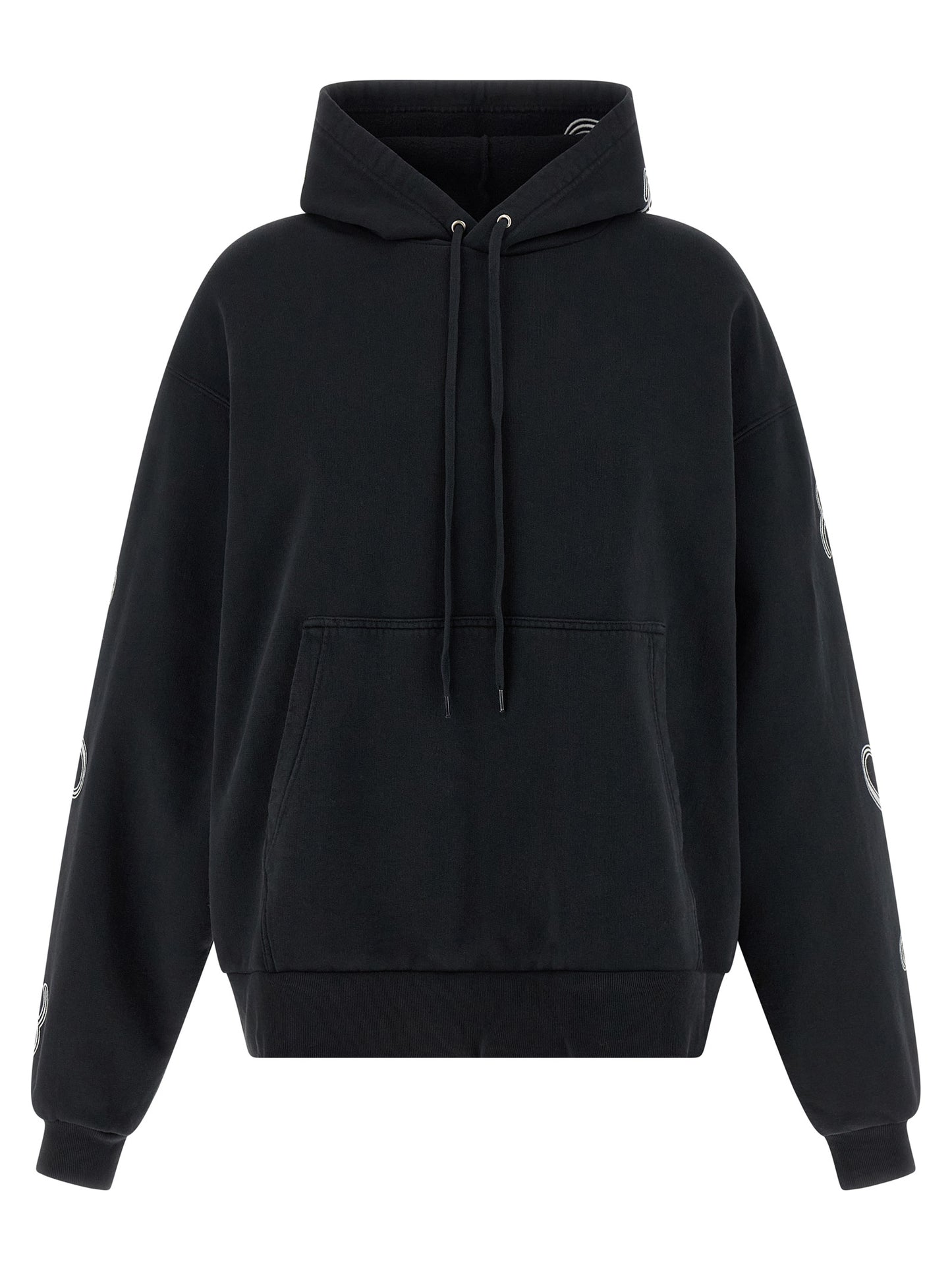 Balenciaga Schwarzer Baumwoll-Hoodie