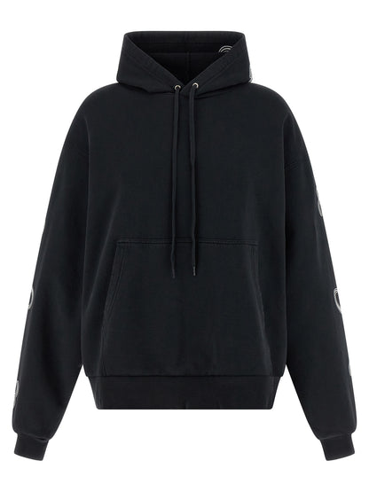 Balenciaga Schwarzer Baumwoll-Hoodie
