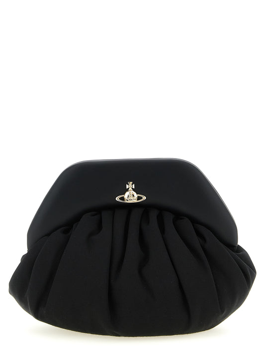 Vivienne Westwood Schwarze Clutch aus Viskose