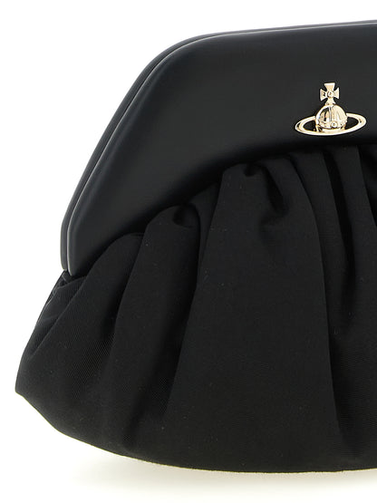 Vivienne Westwood Schwarze Clutch aus Viskose