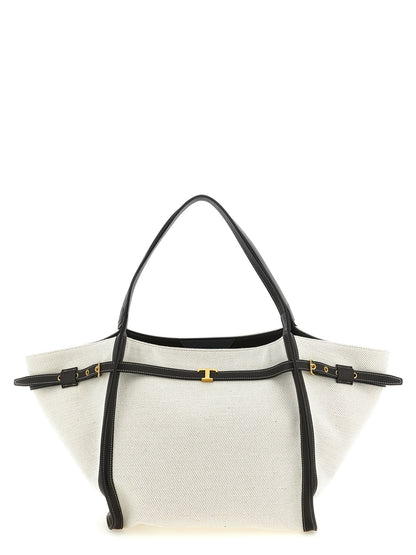 Tod's Mehrfarbige Leinentragetasche