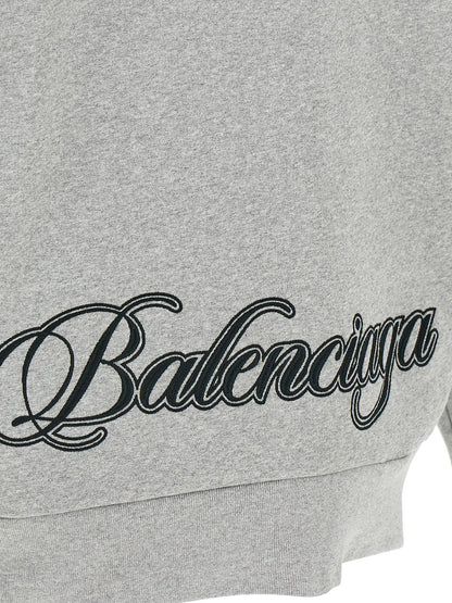 Balenciaga Grauer Baumwollpullover