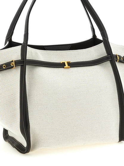 Tod's Mehrfarbige Leinentragetasche