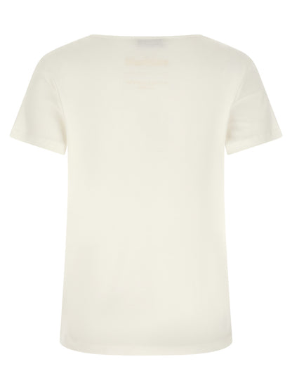 'S Max Mara Weißes Baumwoll-T-Shirt