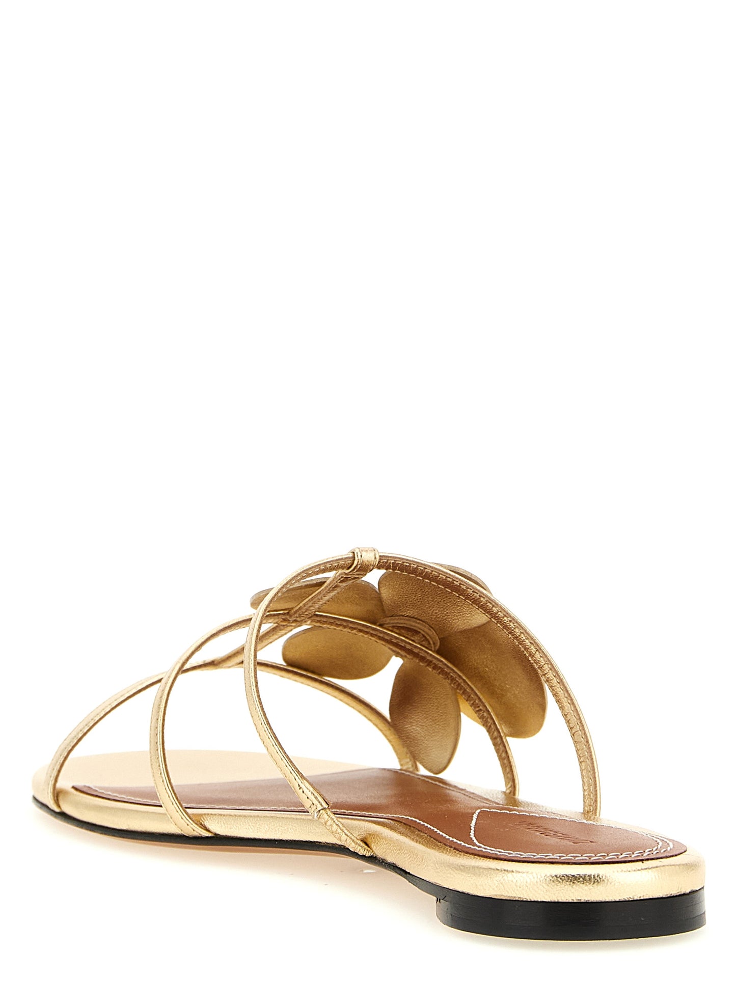 Zimmermann Goldene Leder-Slipper