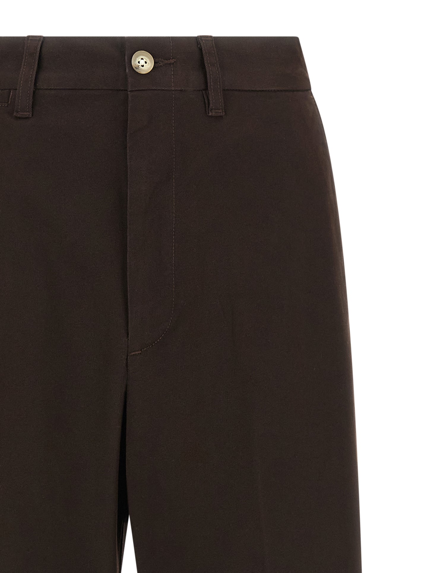 Polo Ralph Lauren Elegante braune Baumwollhosen für Frauen