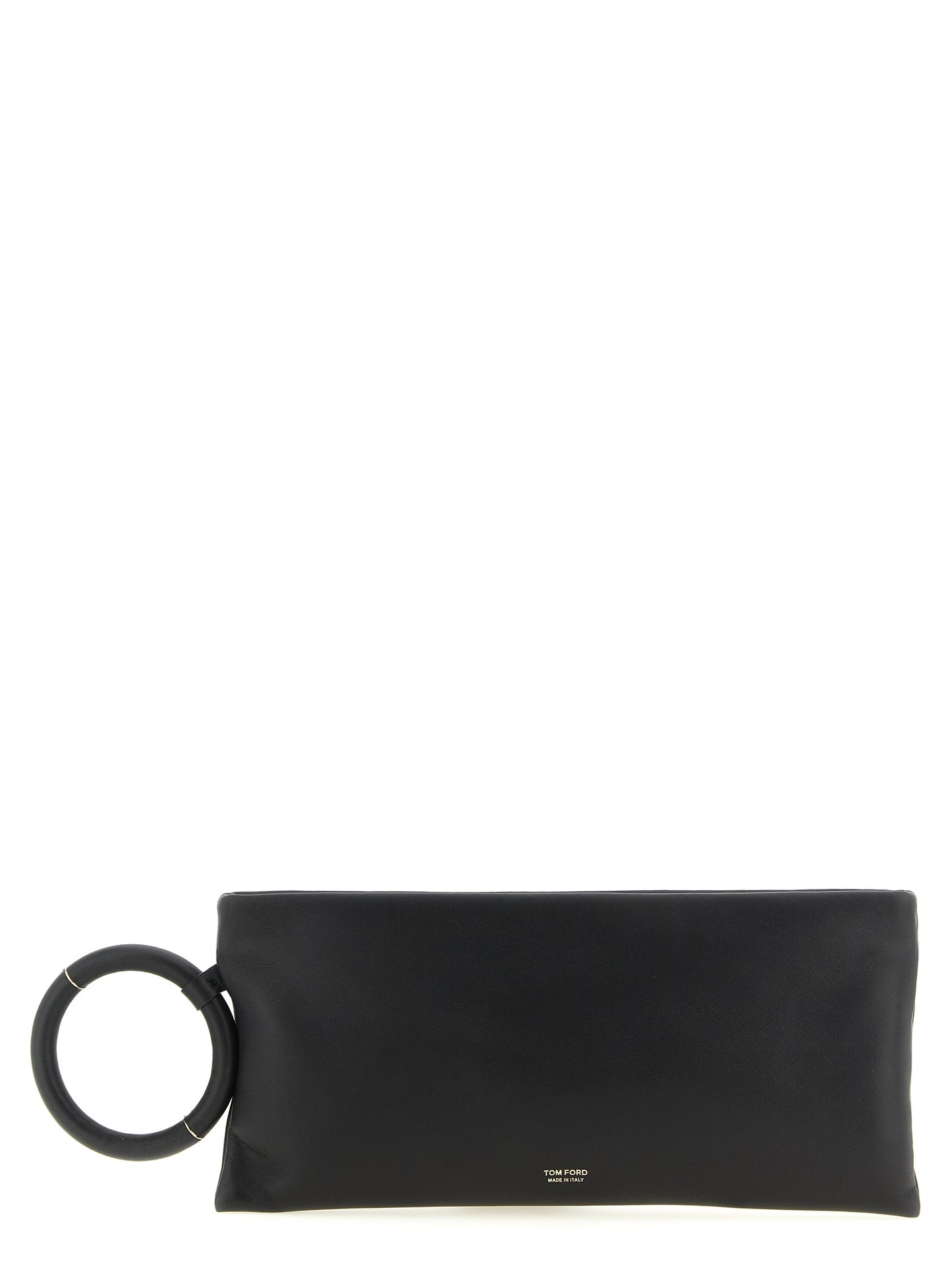 Tom Ford Schwarze Lammleder-Clutch
