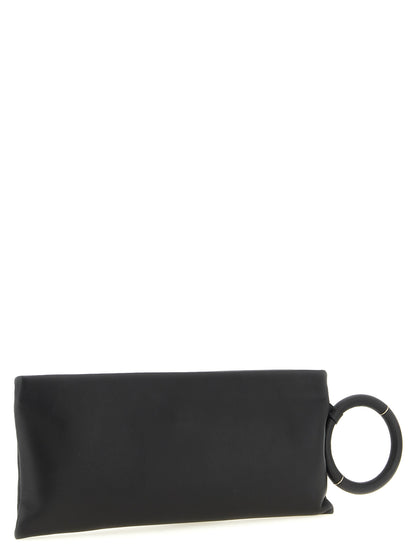 Tom Ford Schwarze Lammleder-Clutch