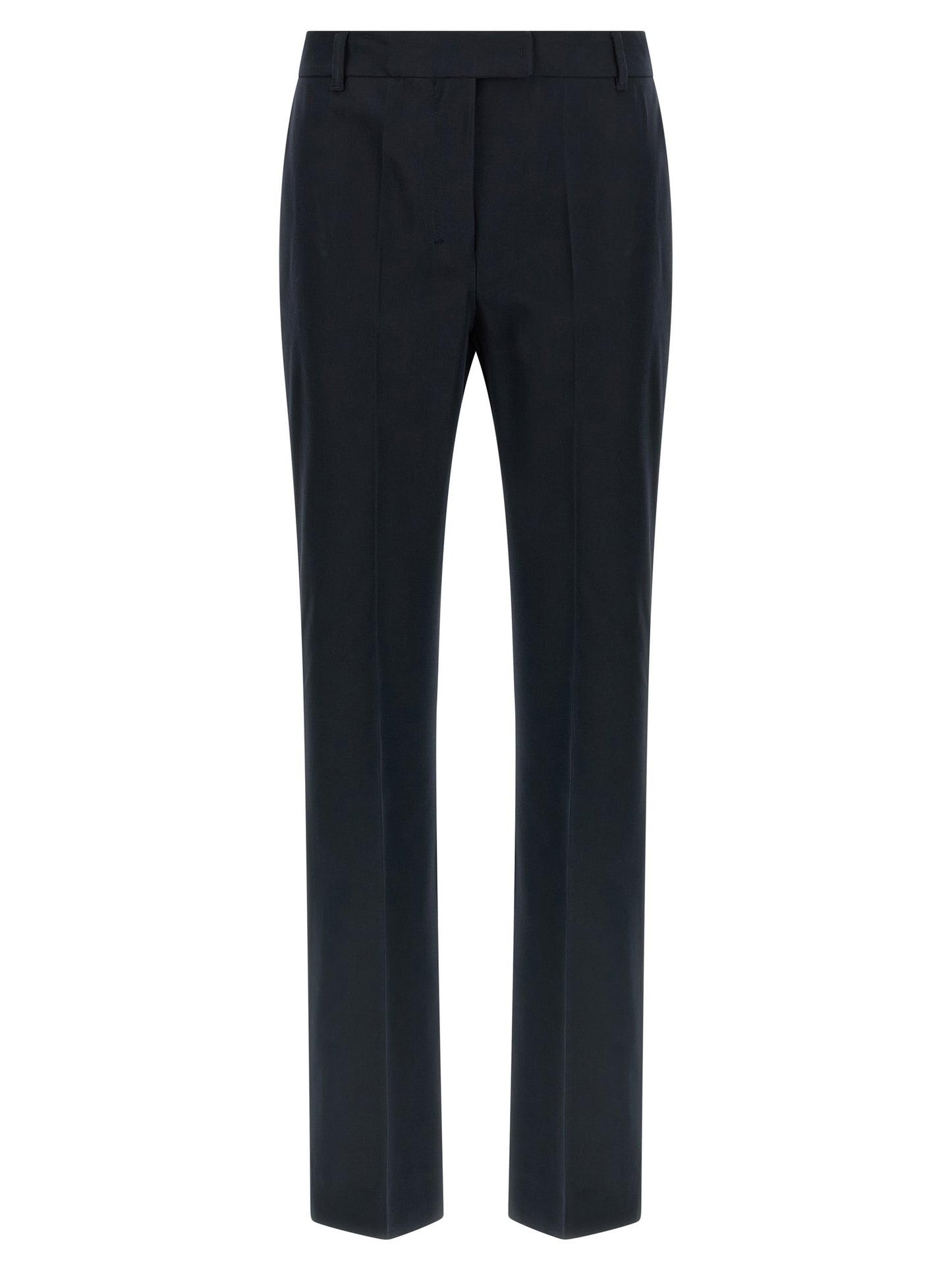 'S Max Mara Blaue Baumwollhose