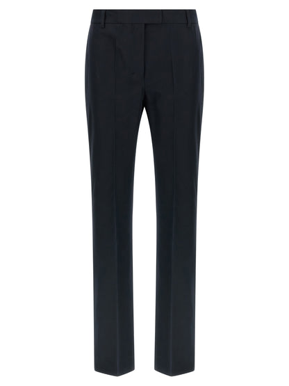 'S Max Mara Blaue Baumwollhose