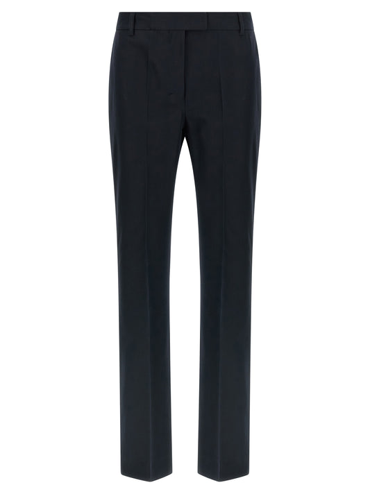 'S Max Mara Blaue Baumwollhose