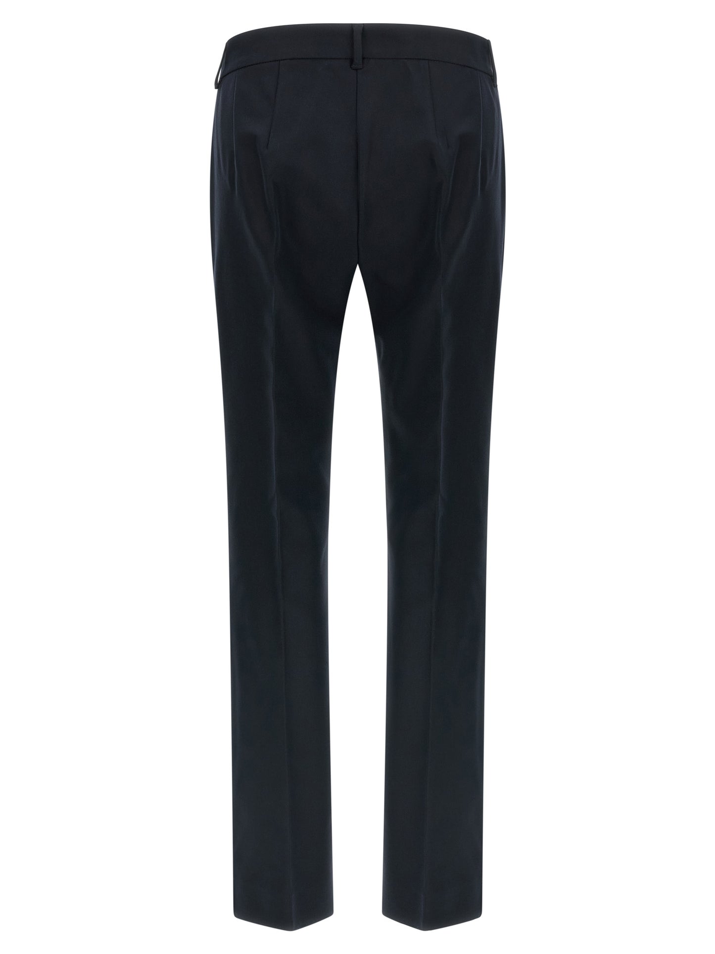 'S Max Mara Blaue Baumwollhose