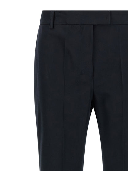 'S Max Mara Blaue Baumwollhose